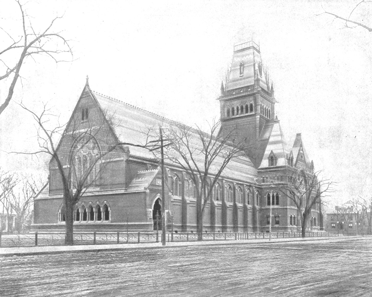 Memorial Hall, Cambridge, Massachusetts, USA, ca. 1900 von Unbekannt