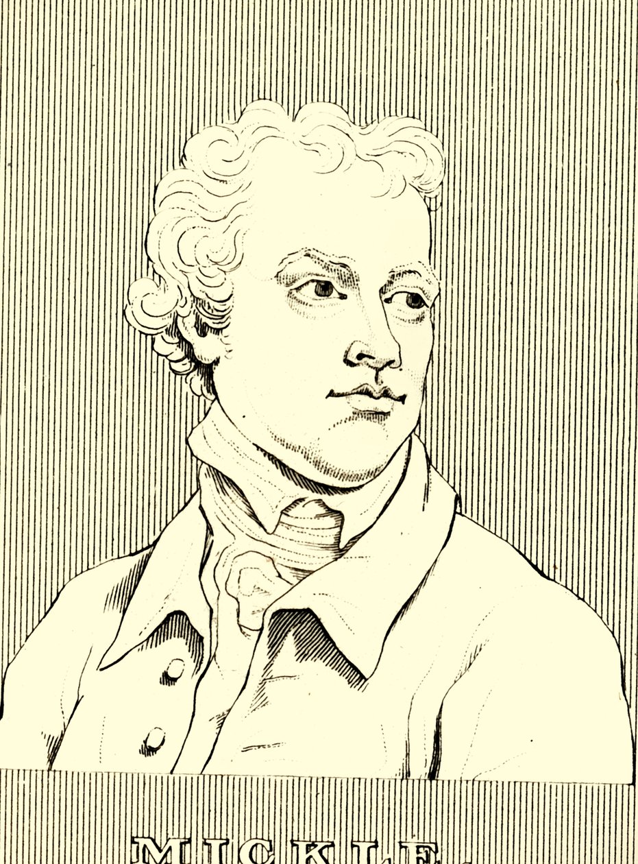 Mickle, 1734-1788, 1830 von Unbekannt