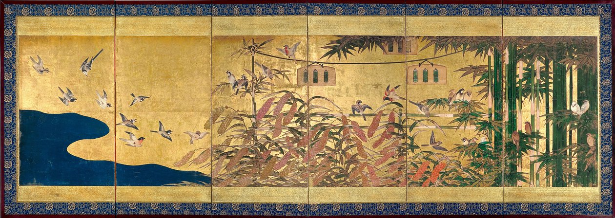Millet und Vögel, ca. 1625 von Unbekannt