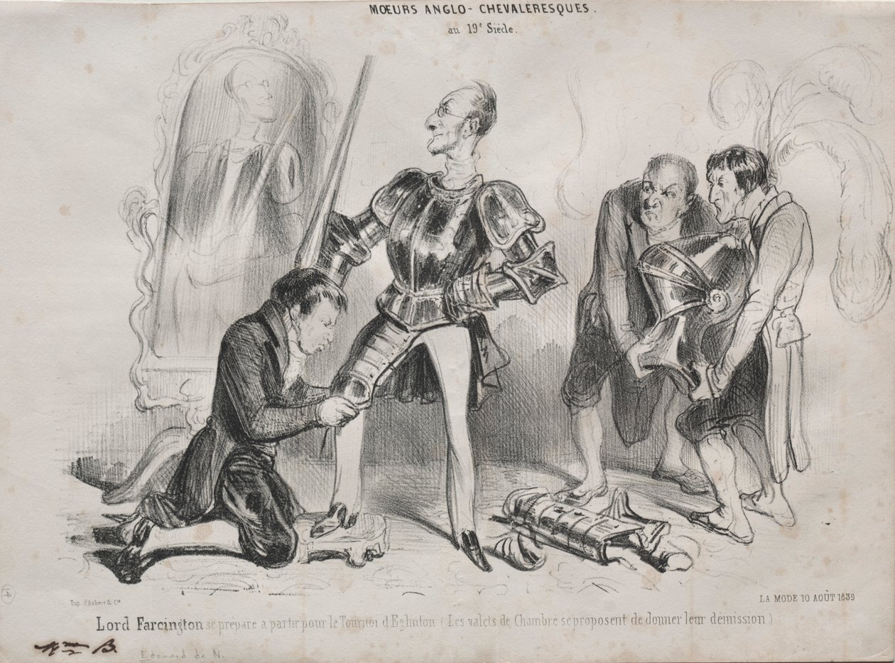 Moeurs Anglo-chevaleresques, 1839 von Unbekannt