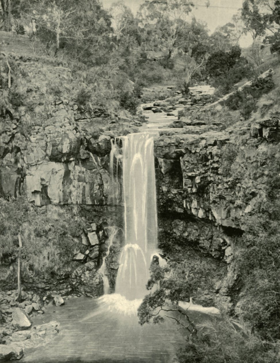 Moorabool-Fälle, Victoria, 1901 von Unbekannt
