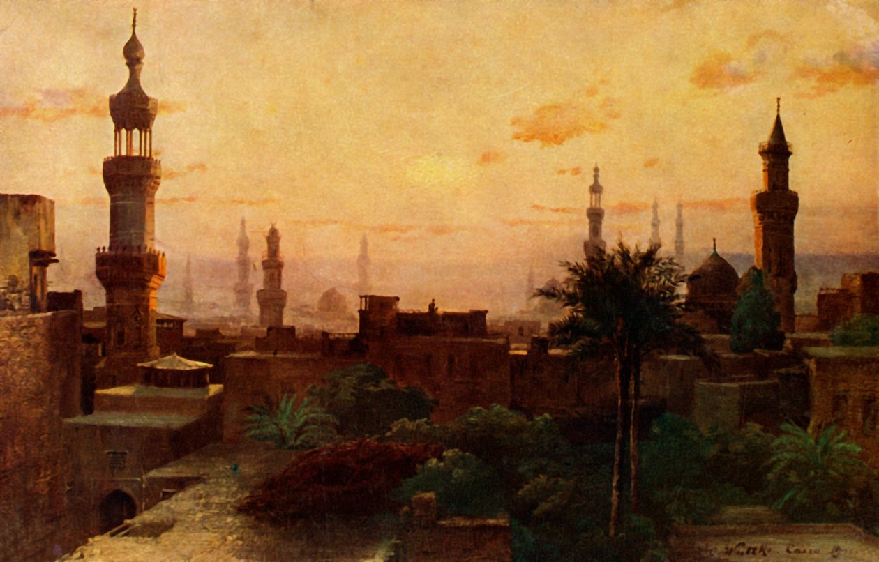 Morgen in Kairo, um 1918-1939 von Unbekannt