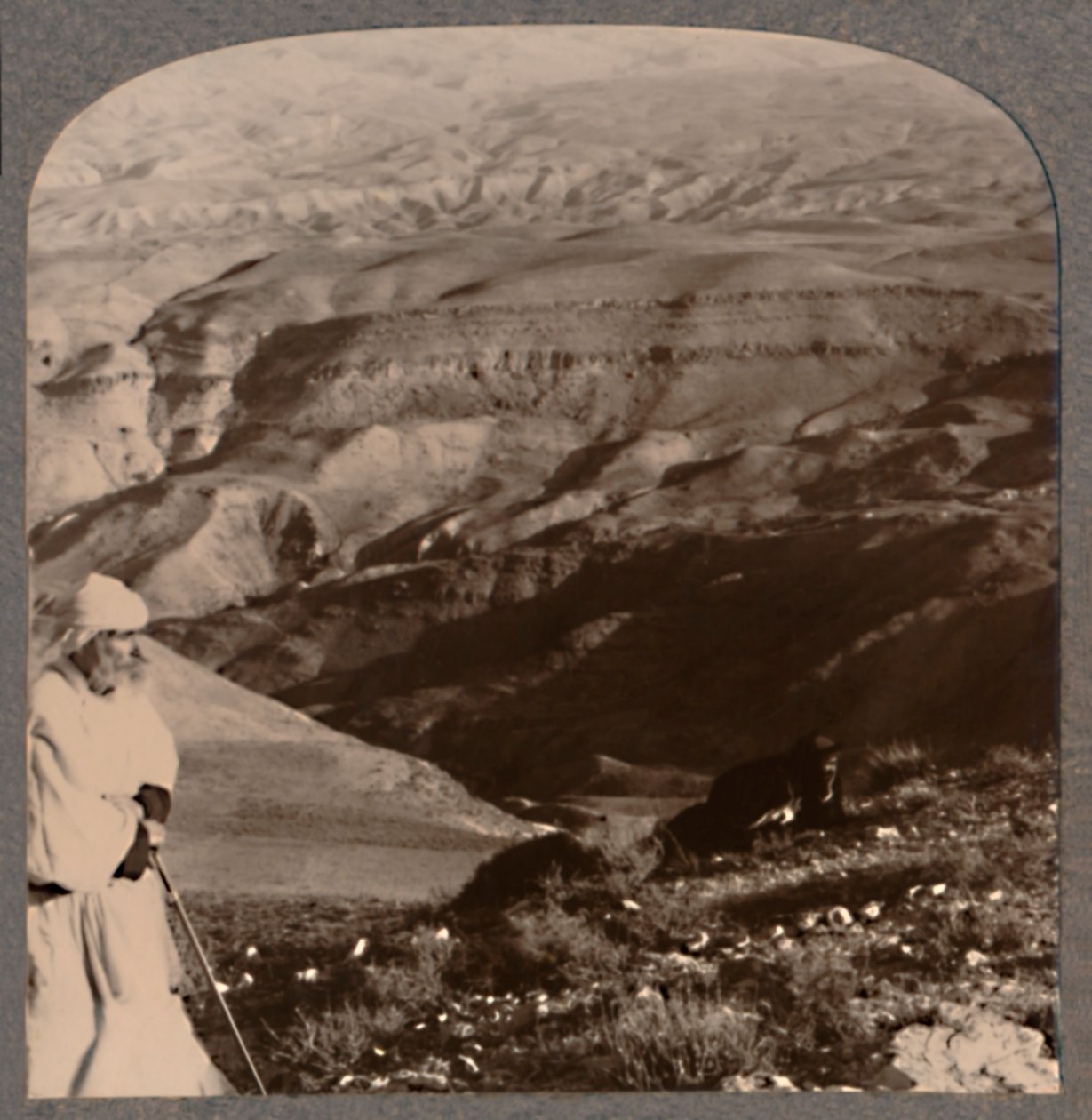 Moses Blick auf das Gelobte Land, ca. 1900 von Unbekannt