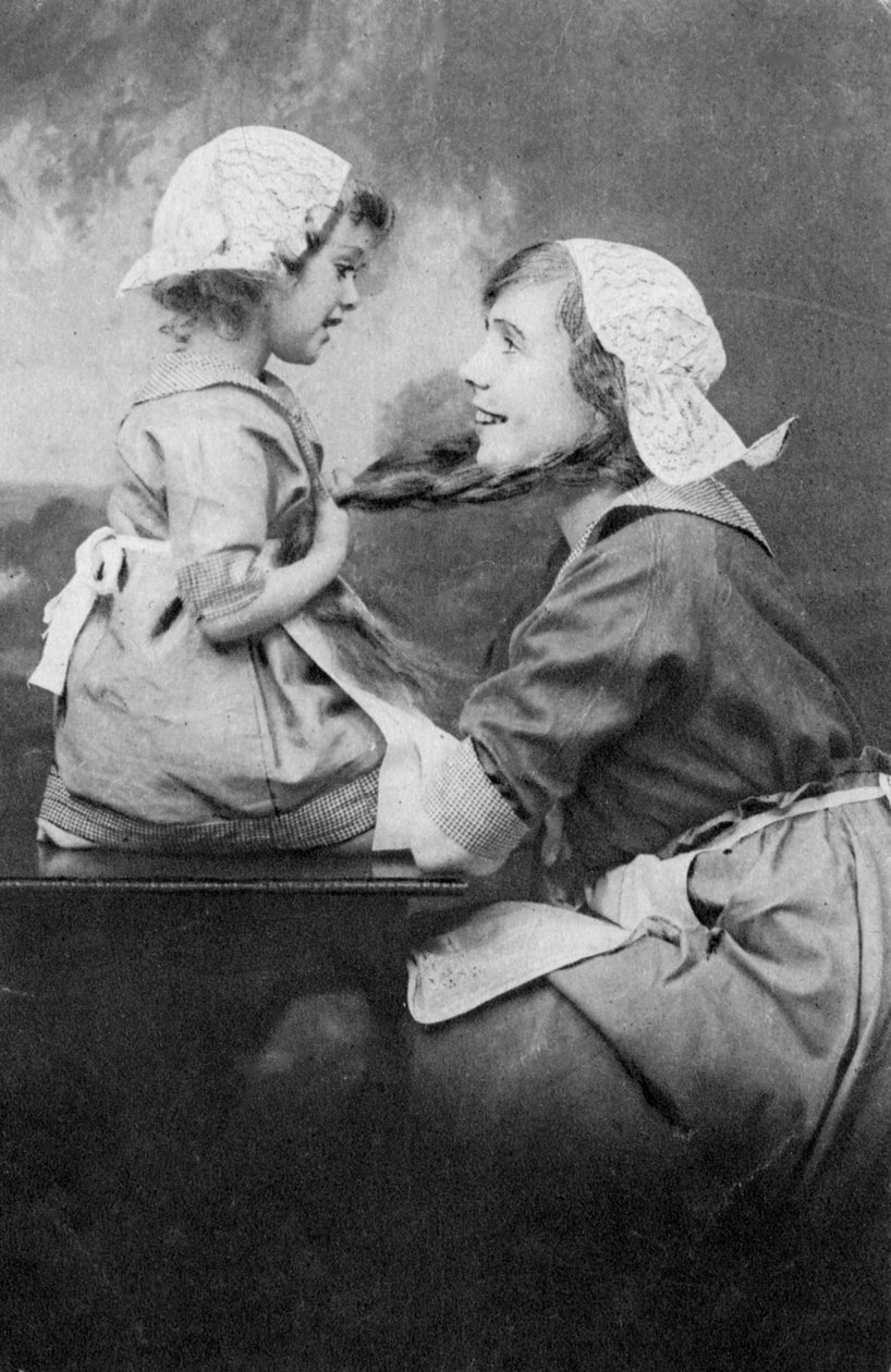 Mutter und Tochter, frühes 20. Jahrhundert von Unbekannt