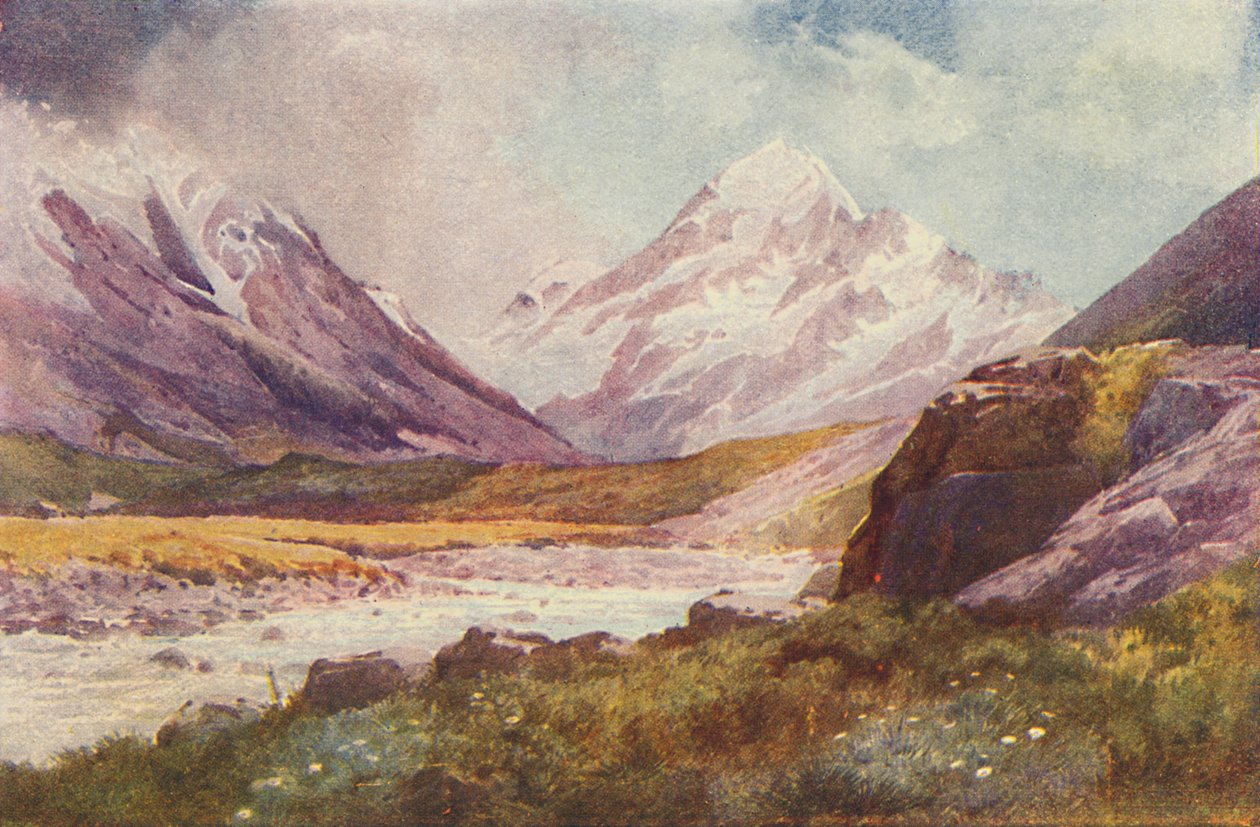 Mount Cook, Neuseeland, 1924 von Unbekannt