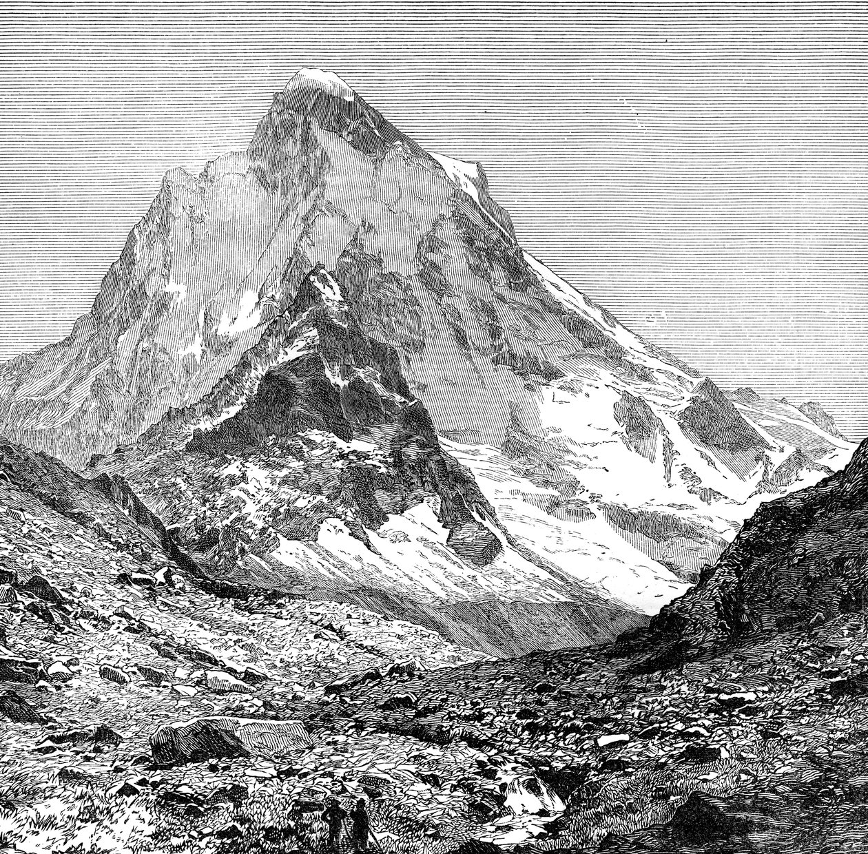 Mount Moira, Indien, 1895 von Unbekannt