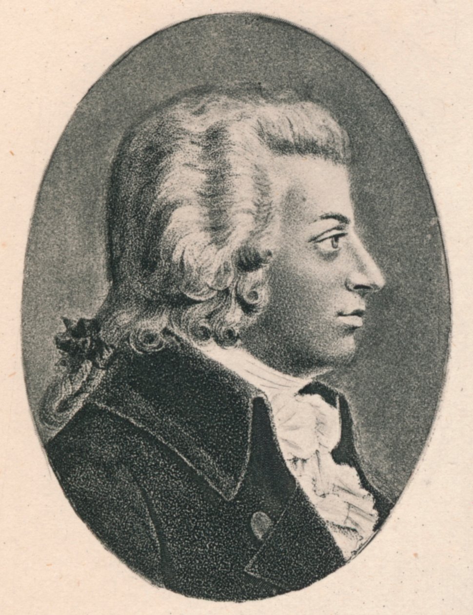 Mozart, 1895 von Unbekannt