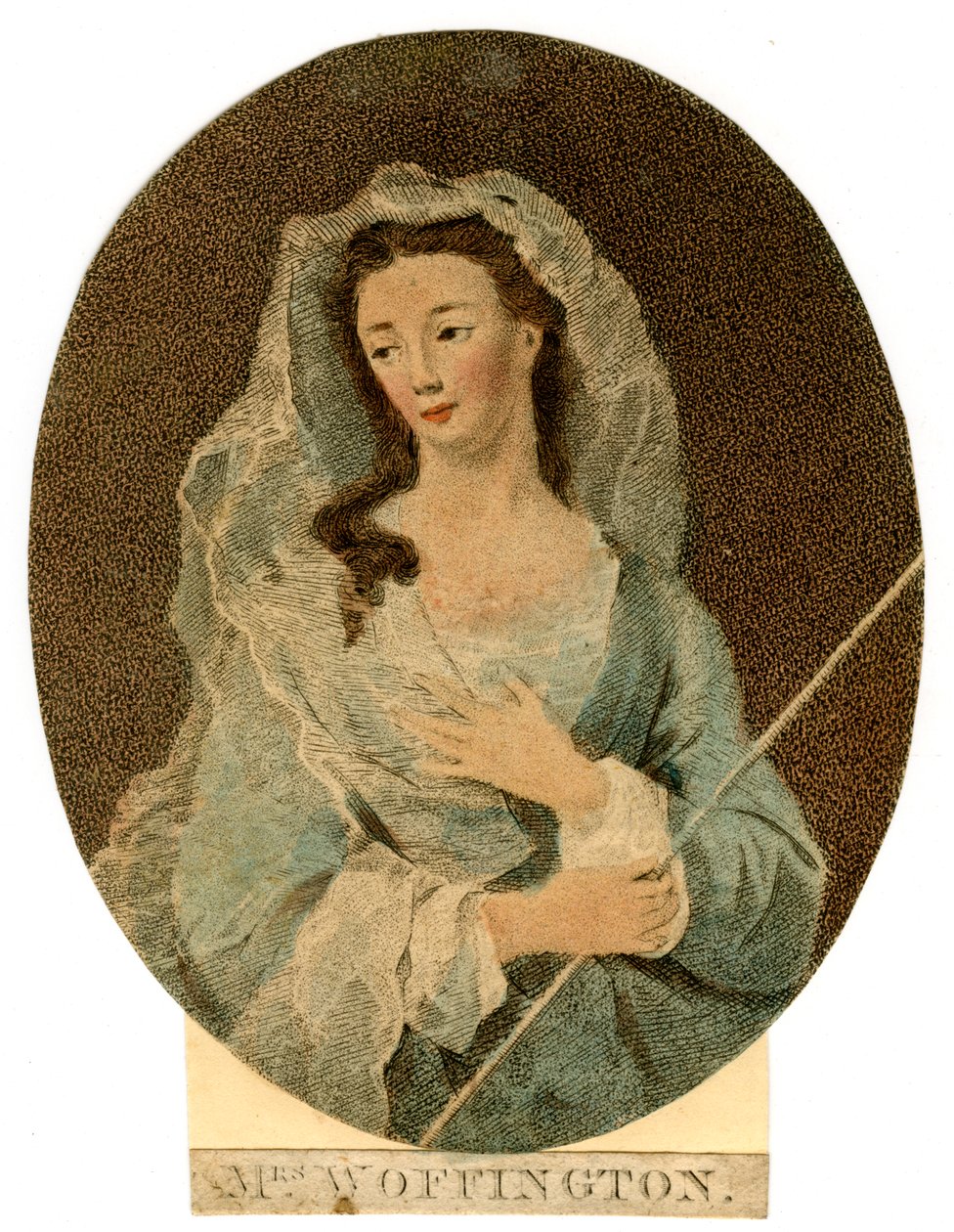 Mrs. Woffington, ca. 1760 von Unbekannt