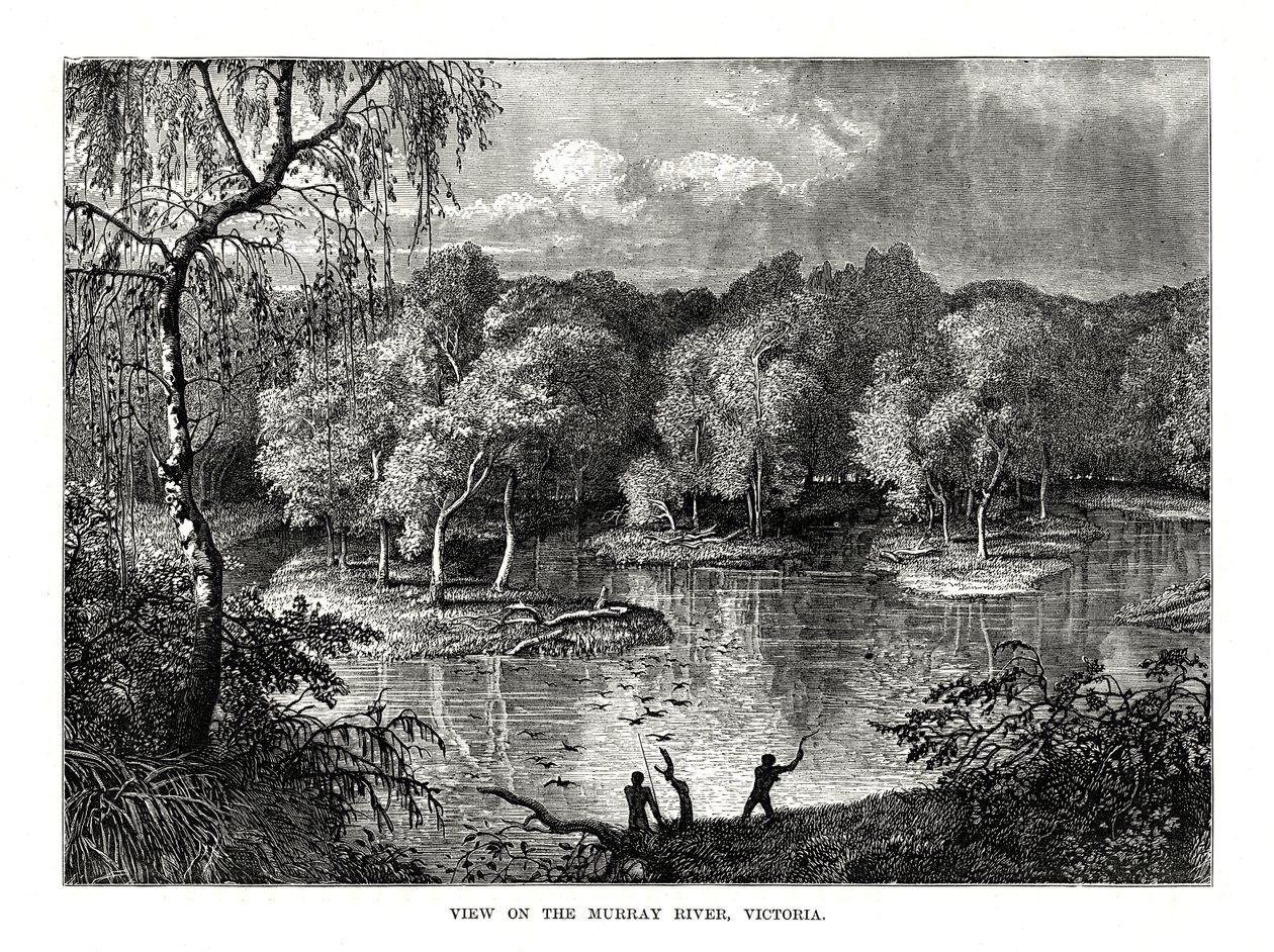 Murray River, Victoria, Australien, 1877 von Unbekannt