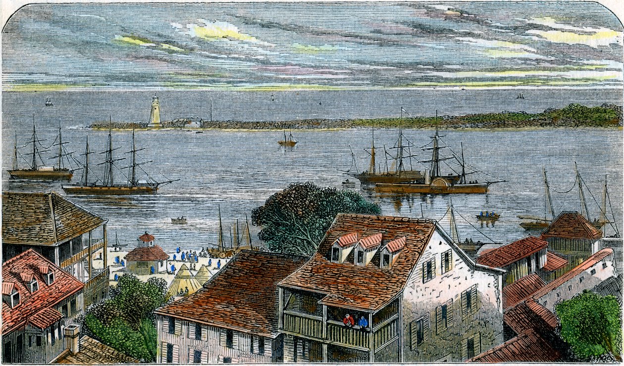 Nassau, Bahamas, um 1880 von Unbekannt