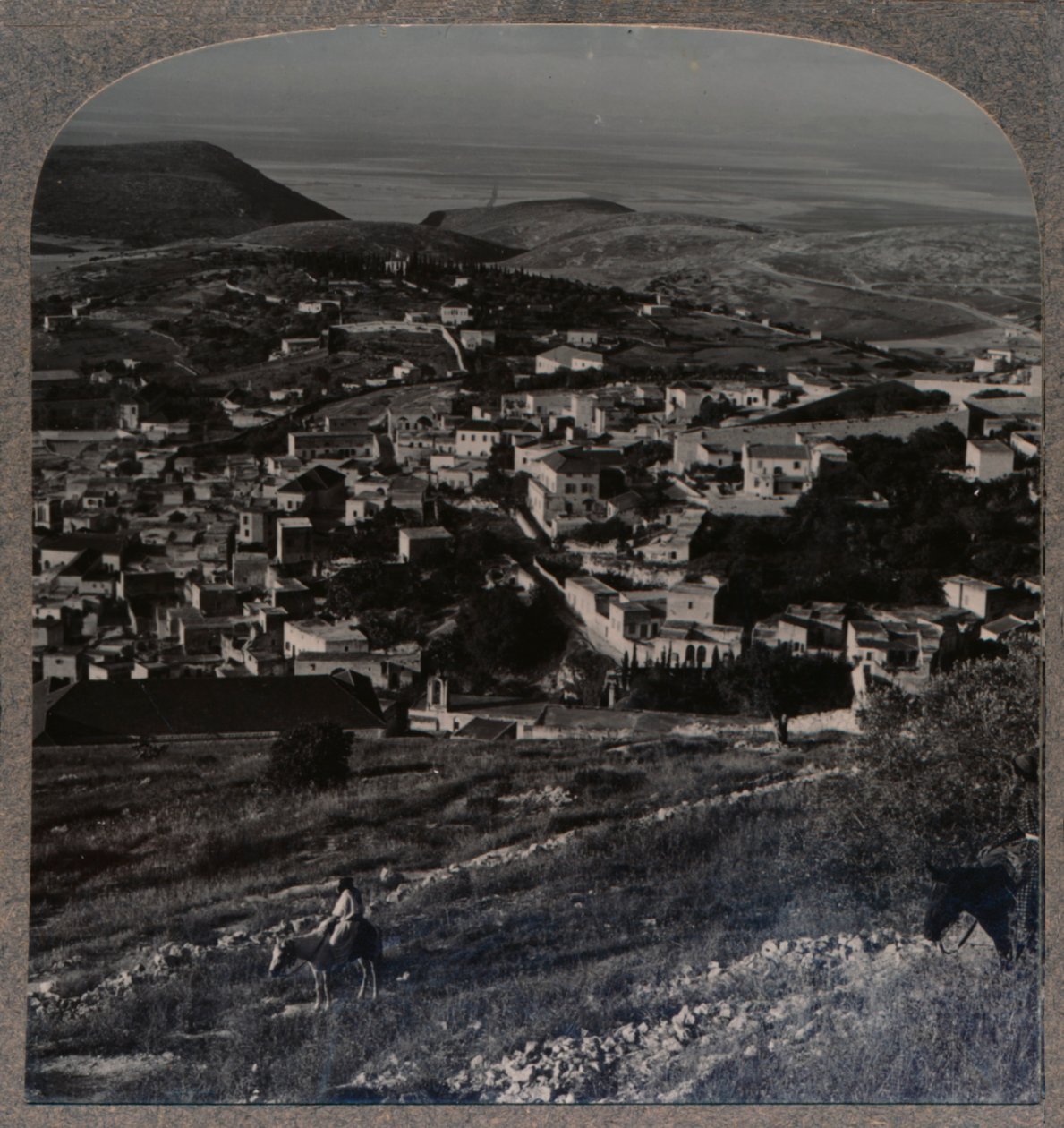 Nazareth und der Berg der Präzipitation von Unbekannt
