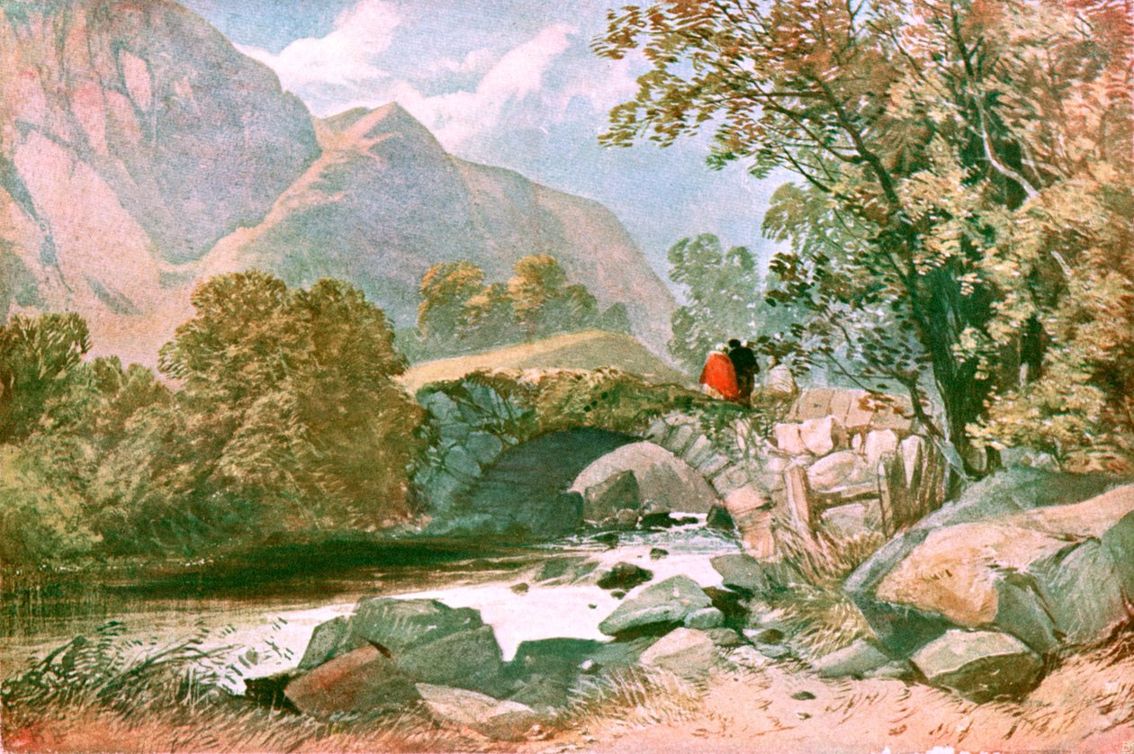 In der Nähe von Bettws-y-Coed, Nordwales, um 1900 von Unbekannt