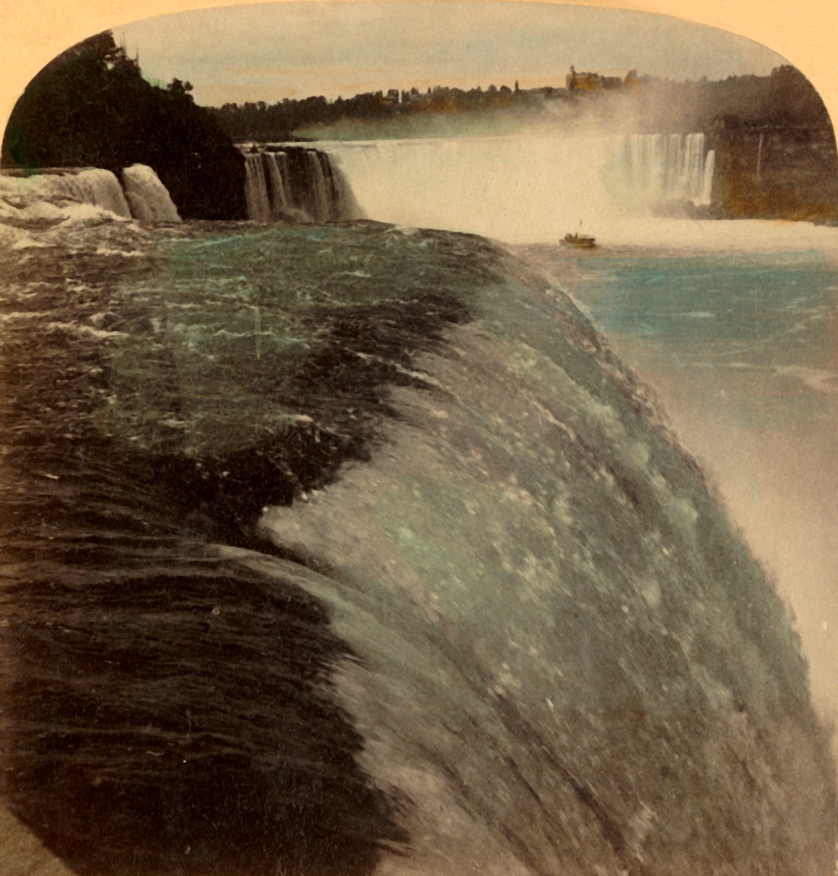 Niagarafälle vom Aussichtspunkt, USA, 1894 von Unbekannt