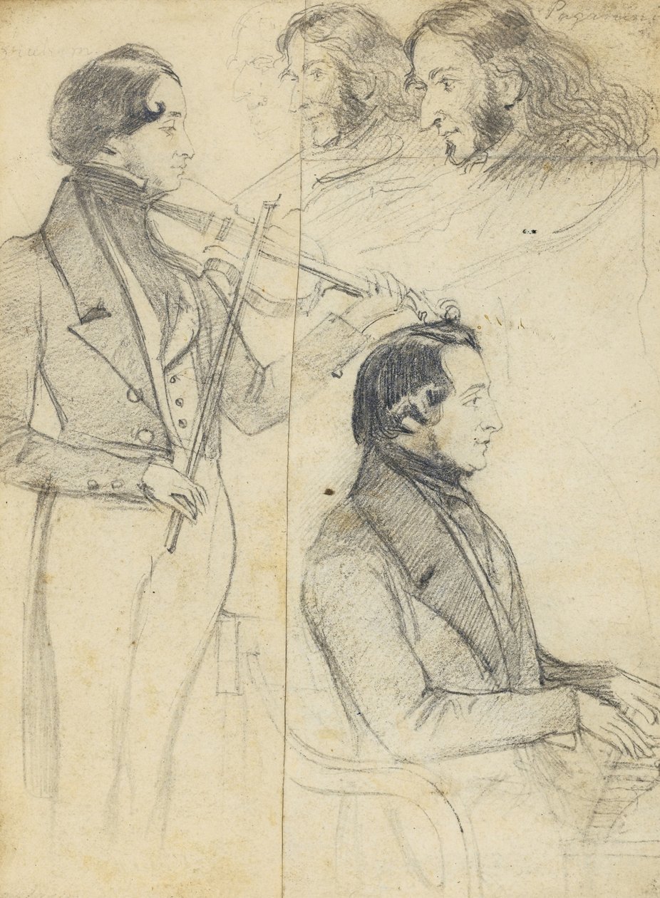 Niccolò Paganini von Unbekannt