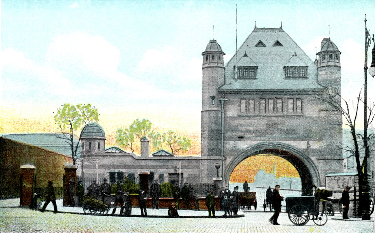 Nordeingang, Blackwall-Tunnel, London, 20. Jahrhundert von Unbekannt