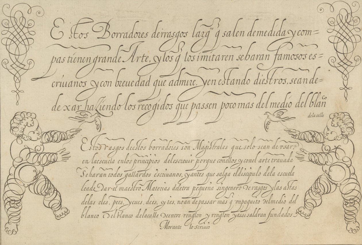 Nueva Arte a Escrivir, 1615-31 von Unbekannt