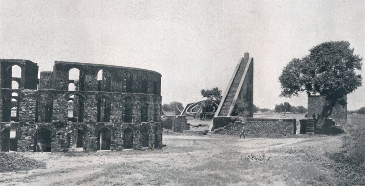 Observatorium von Jai Singh, um 1910 von Unbekannt