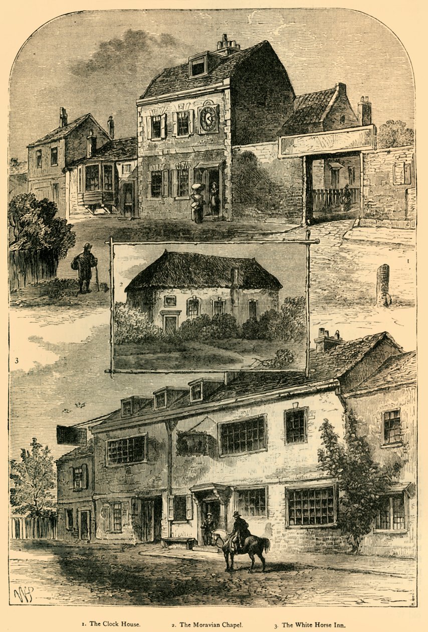 Altes Chelsea im Jahr 1750, um 1876 von Unbekannt