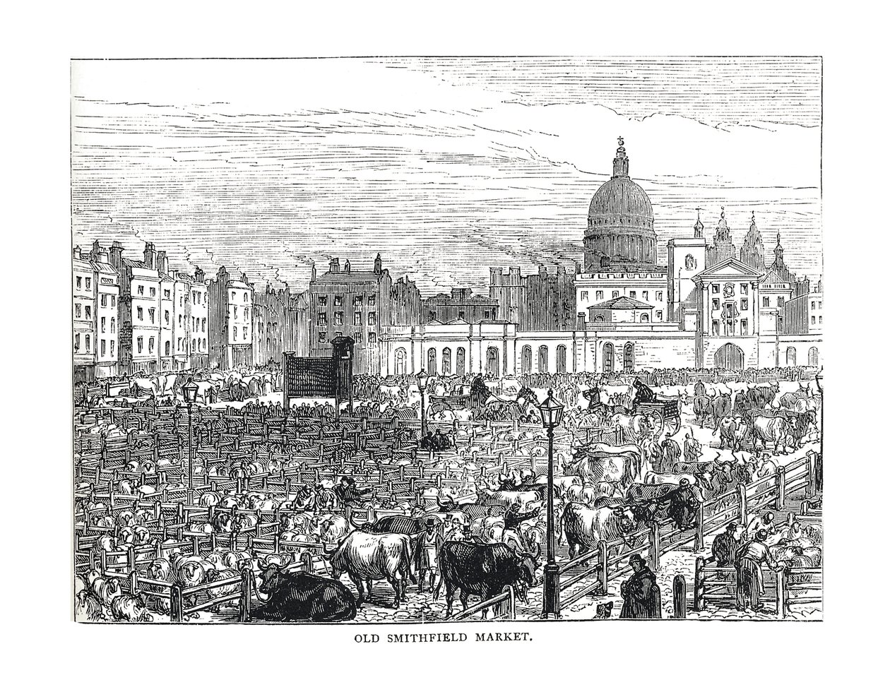 Alter Smithfield-Markt, 1878 von Unbekannt