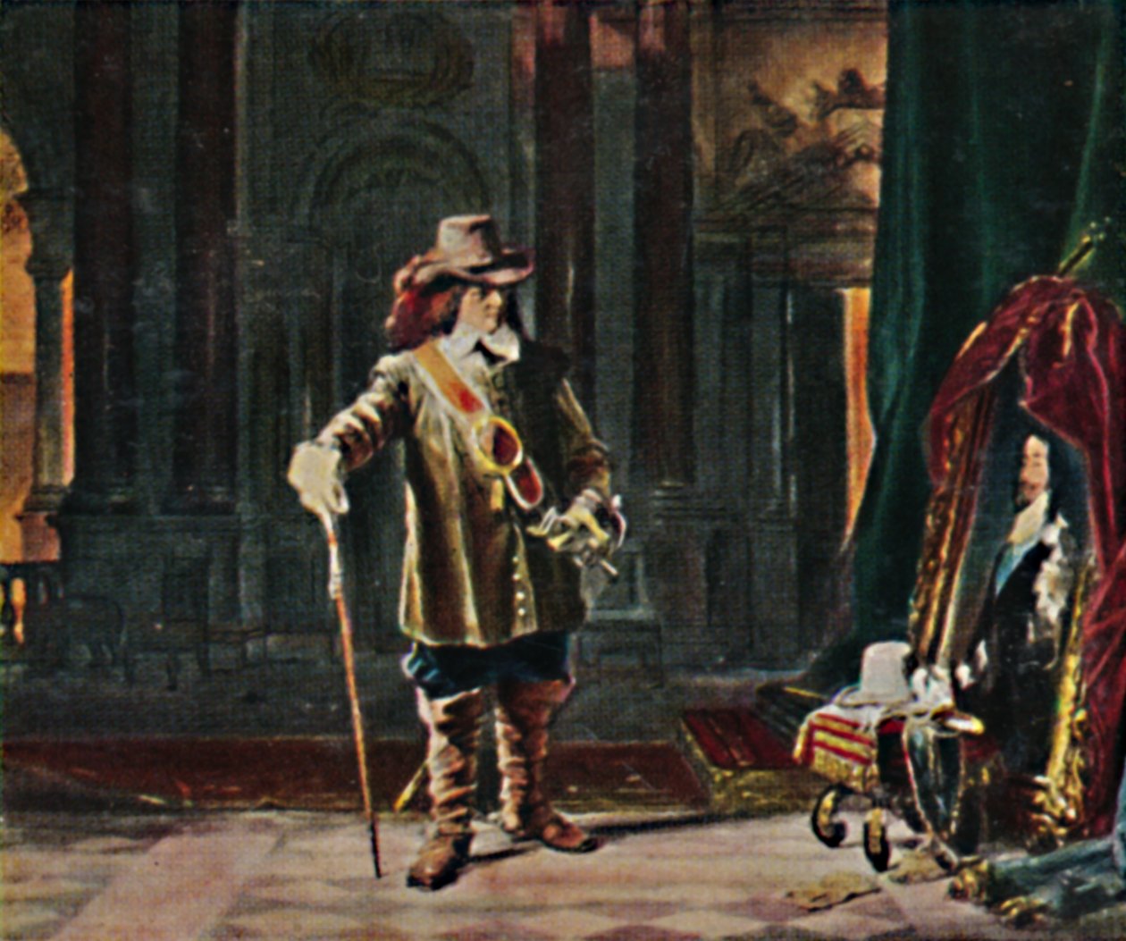 Oliver Cromwell 1599-1658 von Unbekannt