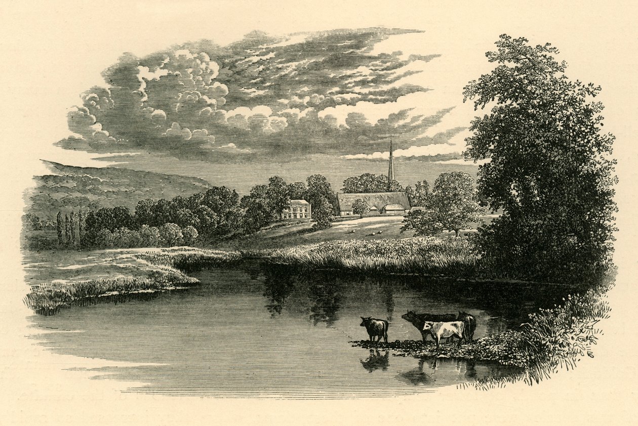 Am Avon, um 1890 von Unbekannt
