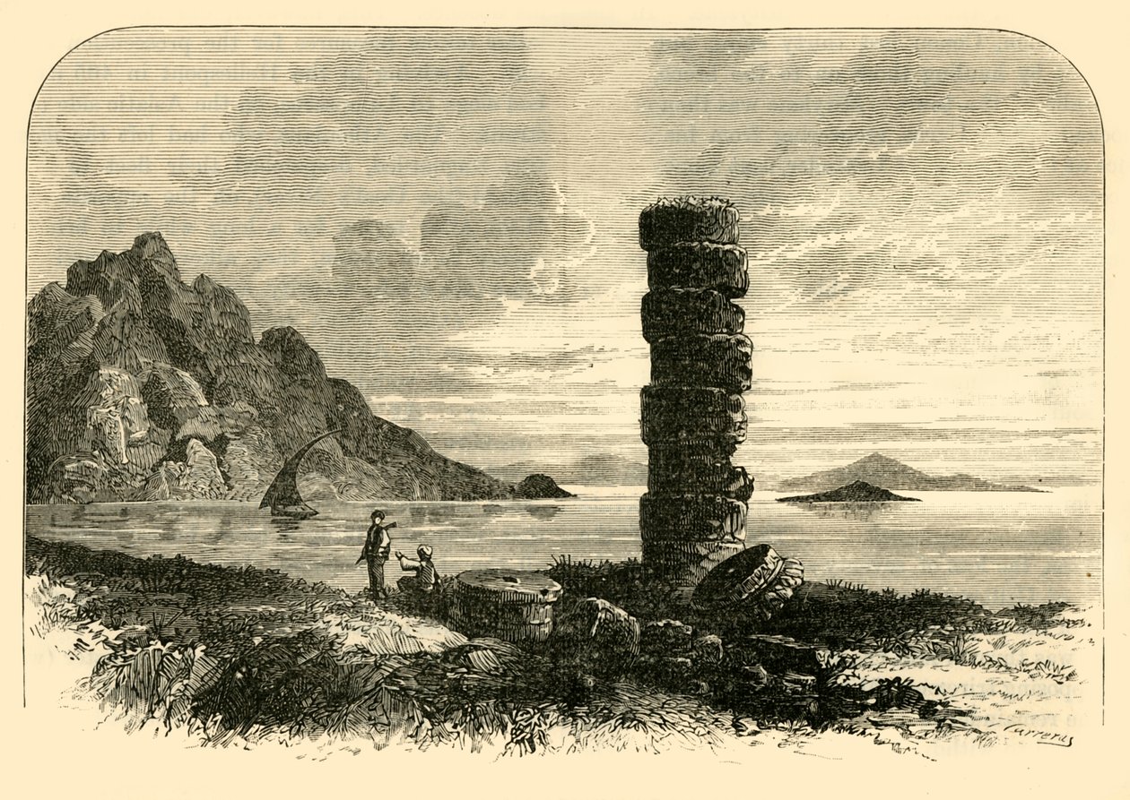 An der Küste von Samos von Unbekannt