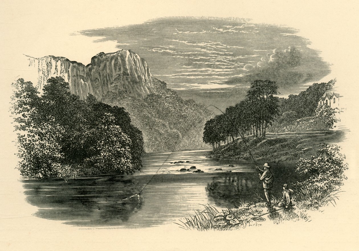 Am Derwent, ca. 1890 von Unbekannt