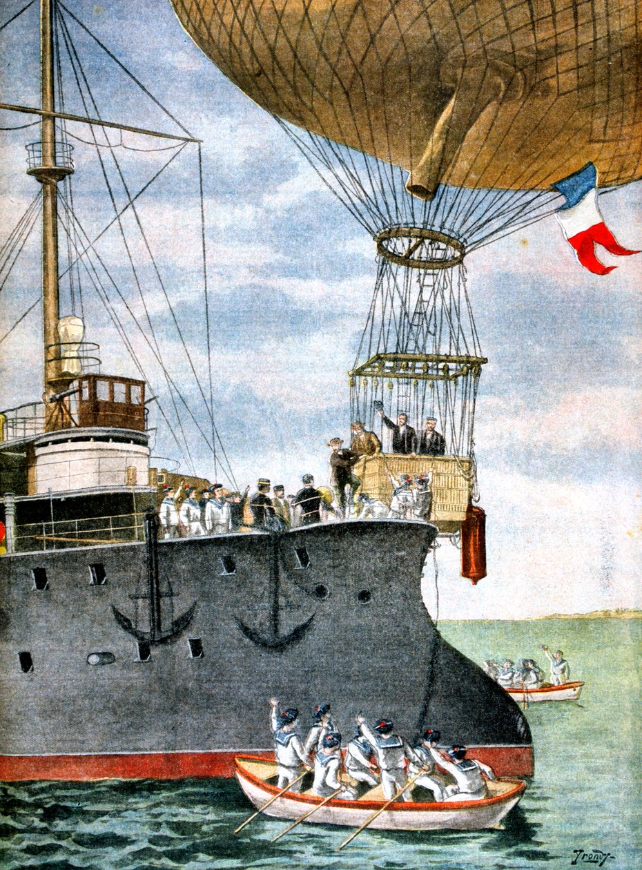 Auf dem offenen Meer, 1901 von Unbekannt