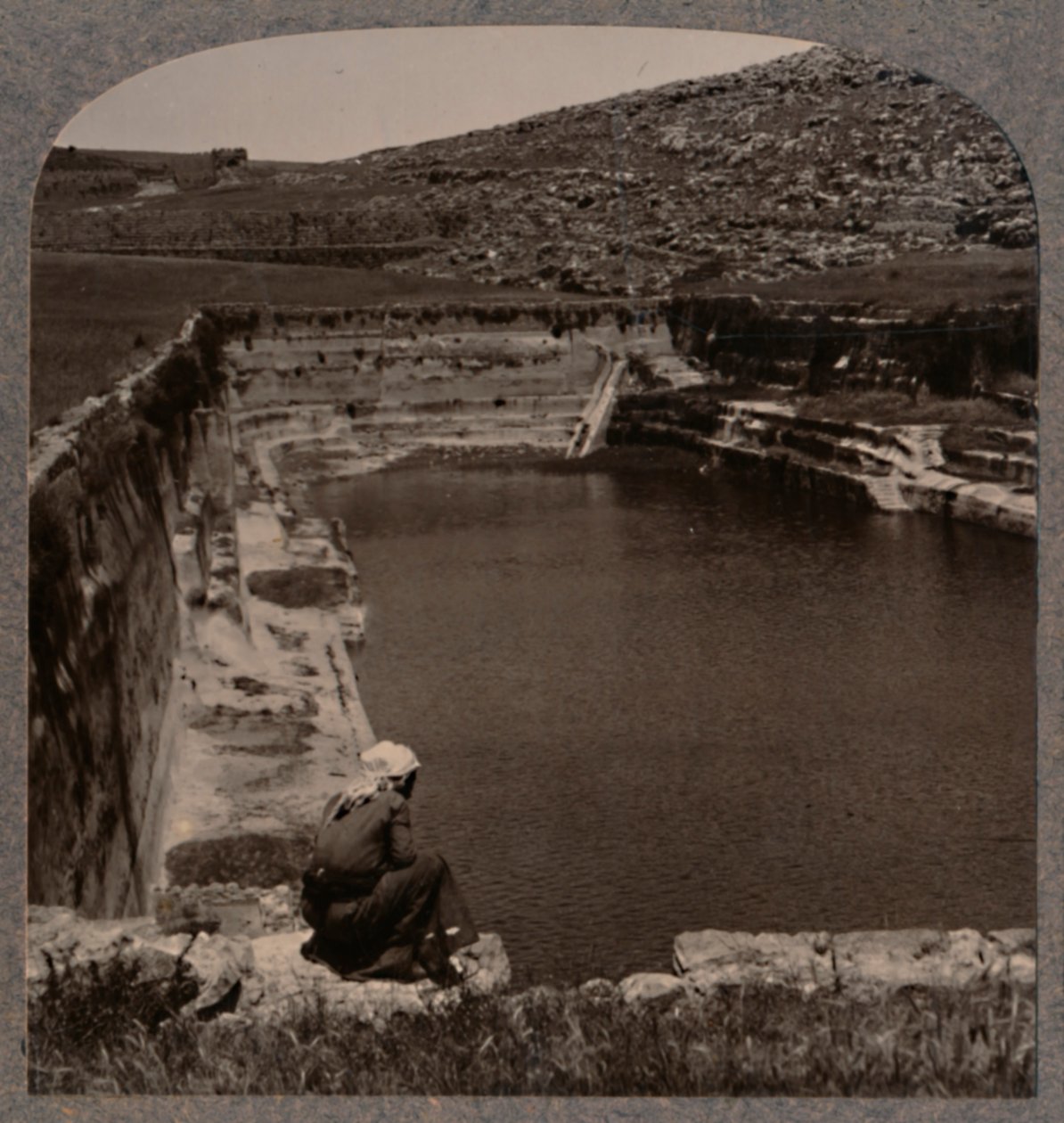 Einer der Teiche Salomos, um 1900 von Unbekannt