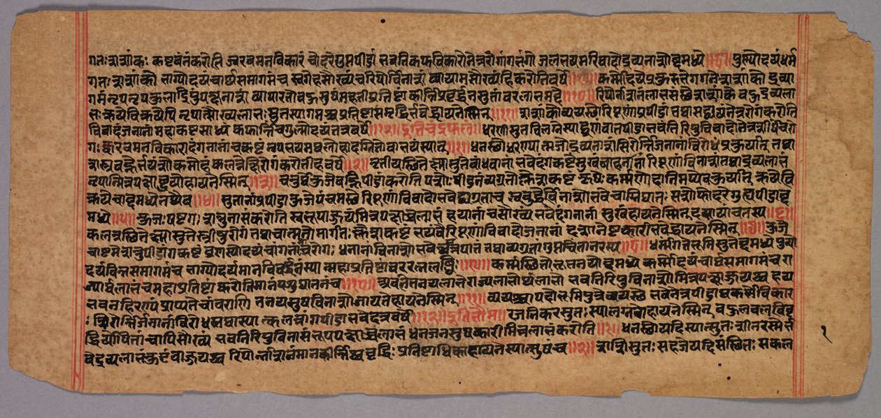 Seite aus einem Jaina-Manuskript, 1400er-1500er Jahre von Unbekannt