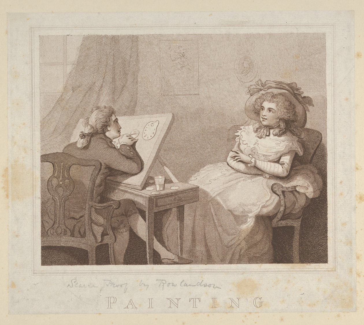 Gemälde, 1784 von Unbekannt