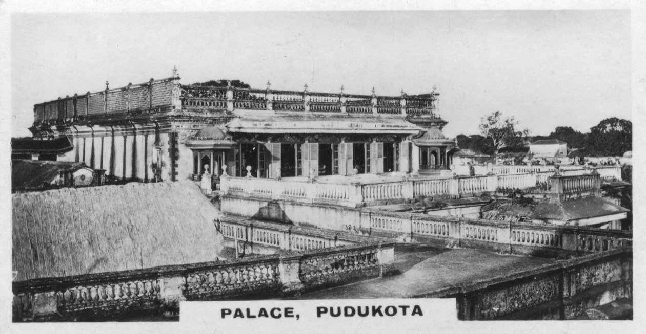 Palast, Pudukottai, Tamil Nadu, Indien von Unbekannt