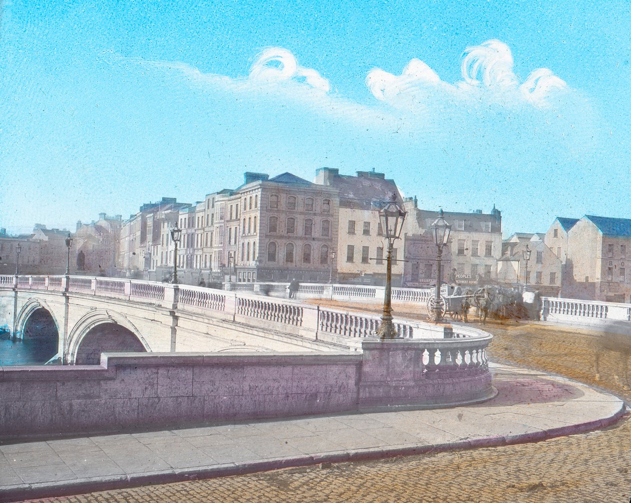 Patricks Brücke mit der Statue von Vater Mathew, um 1910 von Unbekannt