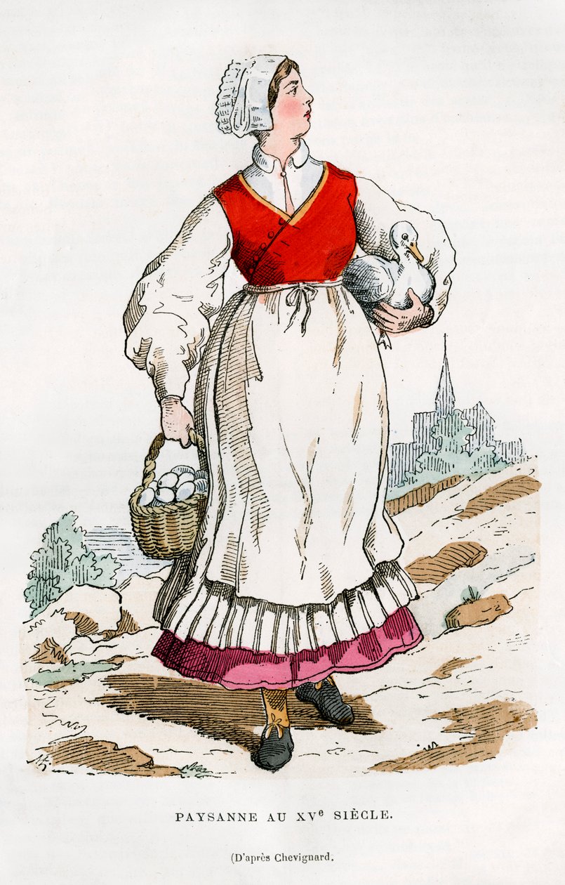 Bäuerin, 15. Jahrhundert, 1882-1884 von Unbekannt