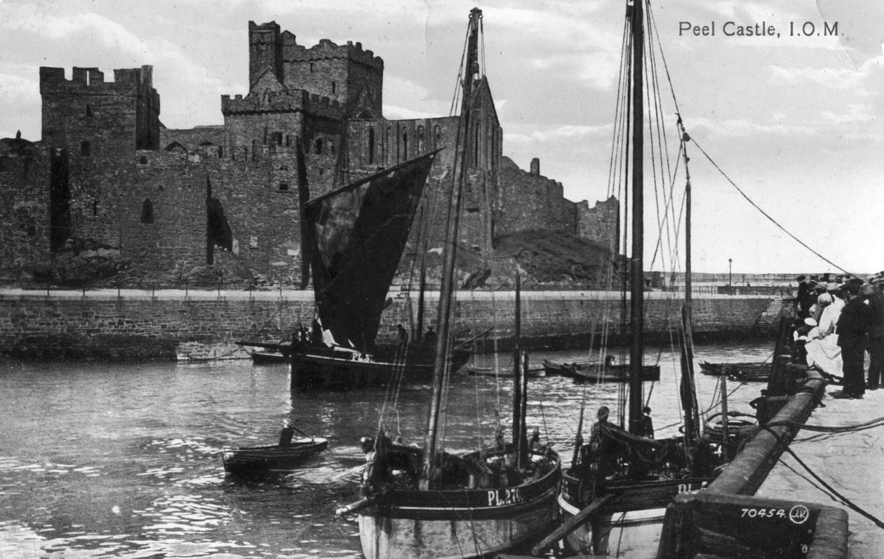 Peel Castle, Isle of Man, 20. Jahrhundert von Unbekannt