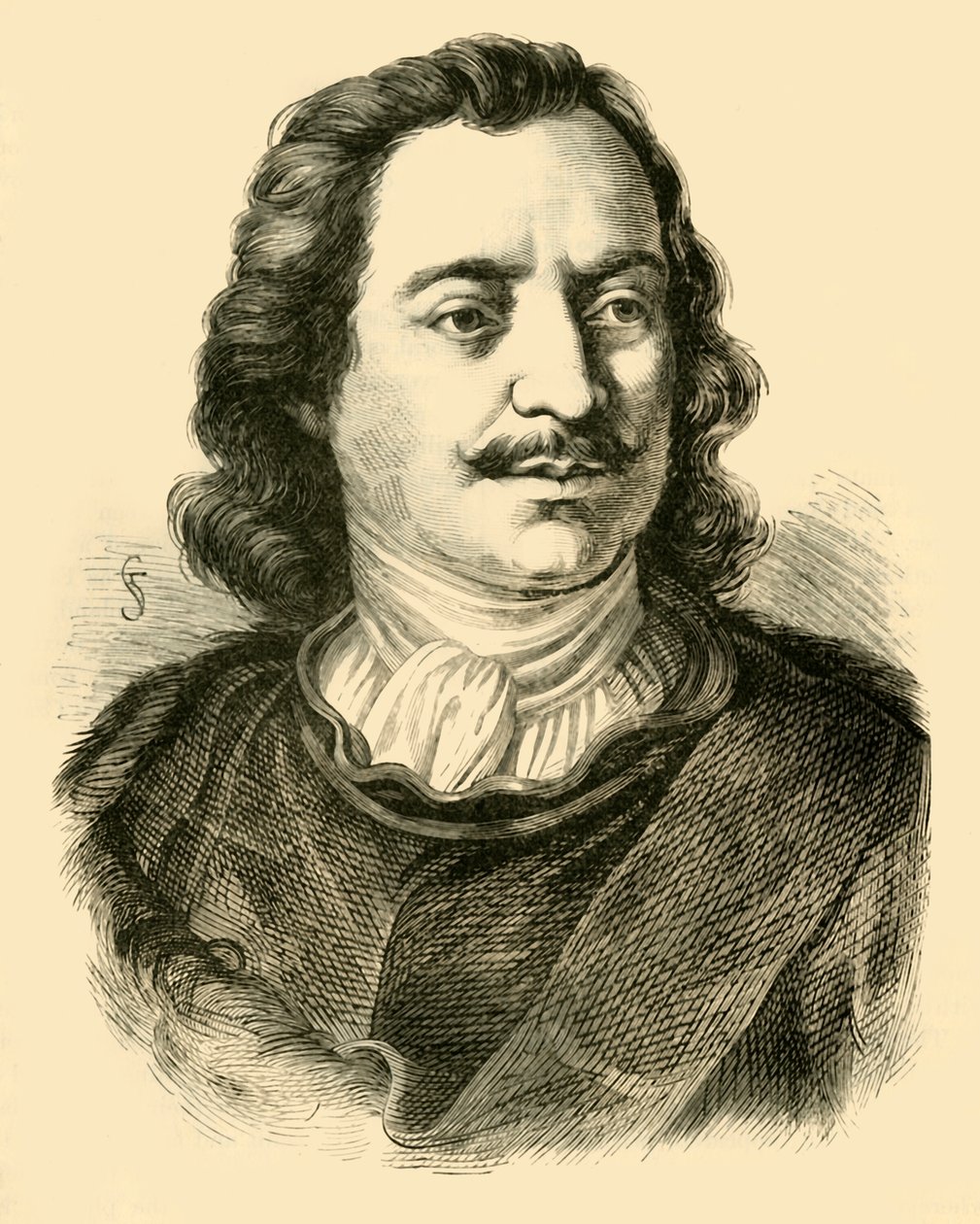 Peter der Große, ca. 1710-1720, 1890 von Unbekannt