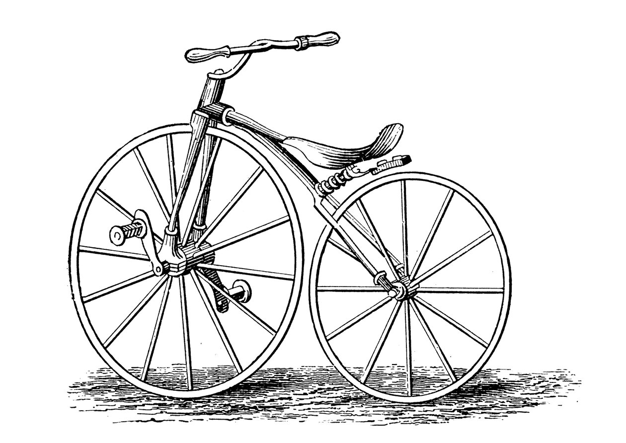 Pickerings Kurbelpedal-Fahrrad, ein amerikanisches Design, um 1860er Jahre um 1880 von Unbekannt
