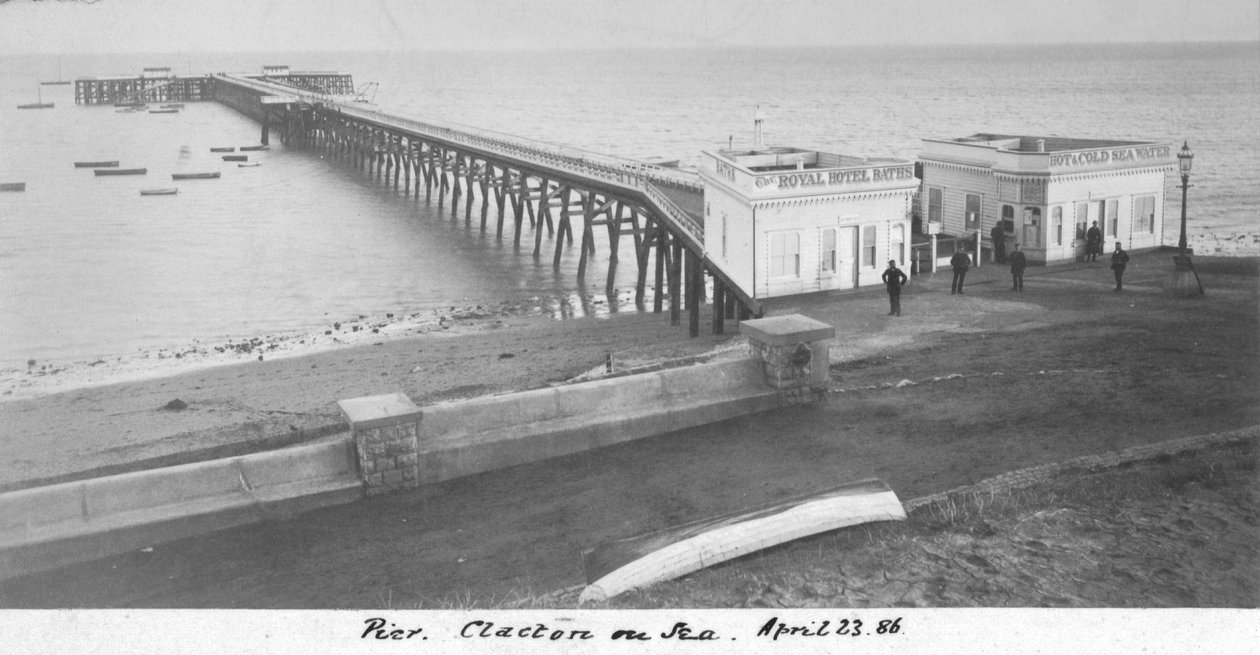 Pier Clacton on Sea, 23. April 1886 von Unbekannt
