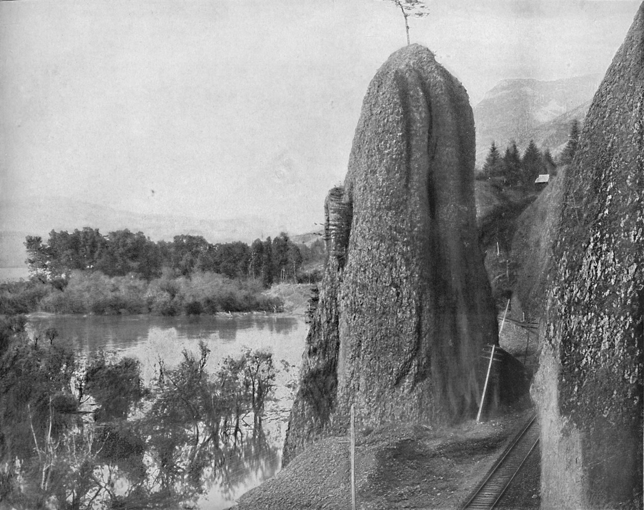 Säulen des Herkules, Columbia River, um 1897 von Unbekannt