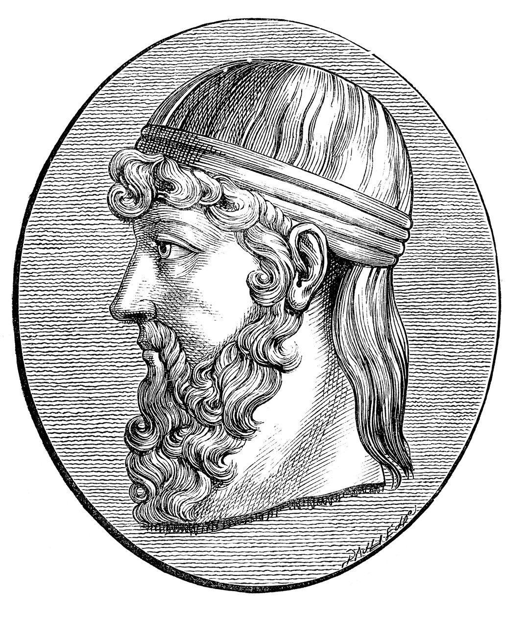 Platon, antiker griechischer Philosoph von Unbekannt