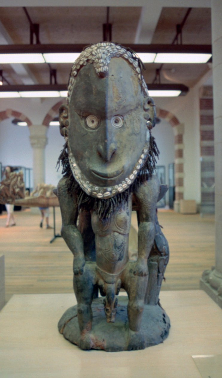 Polynesische Götterstatue von Unbekannt