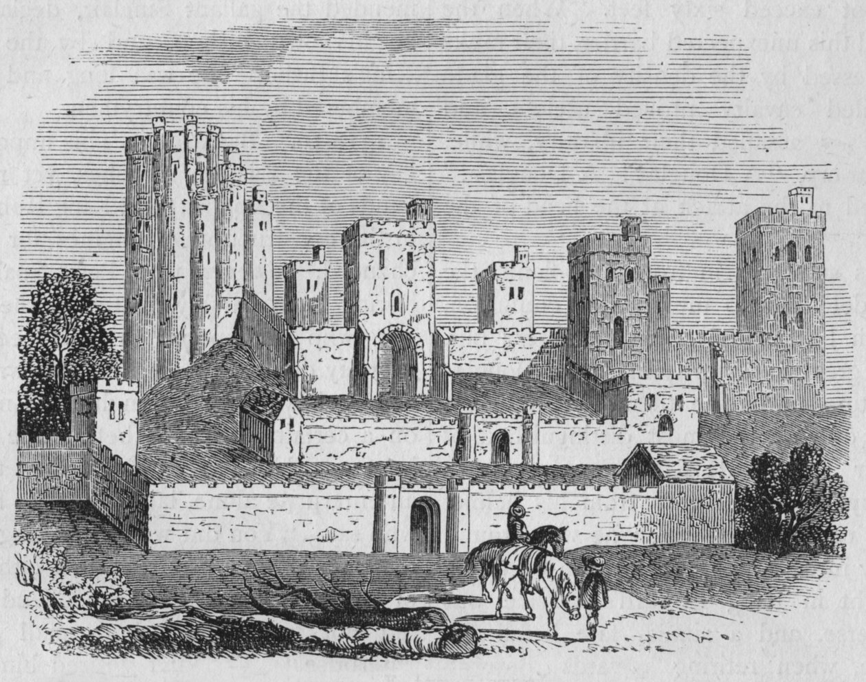 Pontefract Castle, c1880 von Unbekannt
