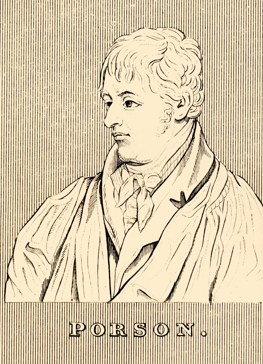 Porson, 1759-1808, 1830 von Unbekannt