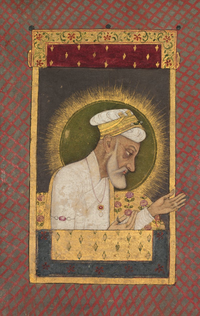 Porträt von Alamgir r. 1658-1707, ca. 1700 von Unbekannt