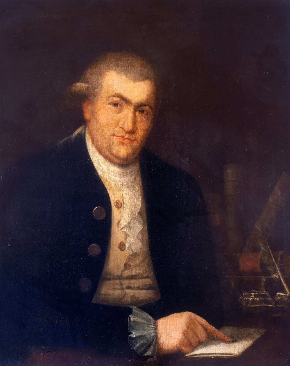 Porträt von David Garrick, ca. 1770 von Unbekannt