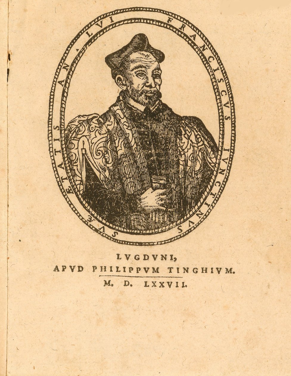Porträt von Francesco Giuntini 1523-1590 von Unbekannt