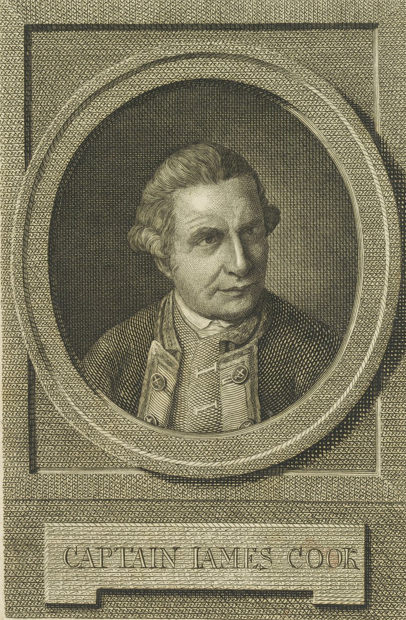 Porträt von James Cook, nach 1771 von Unbekannt