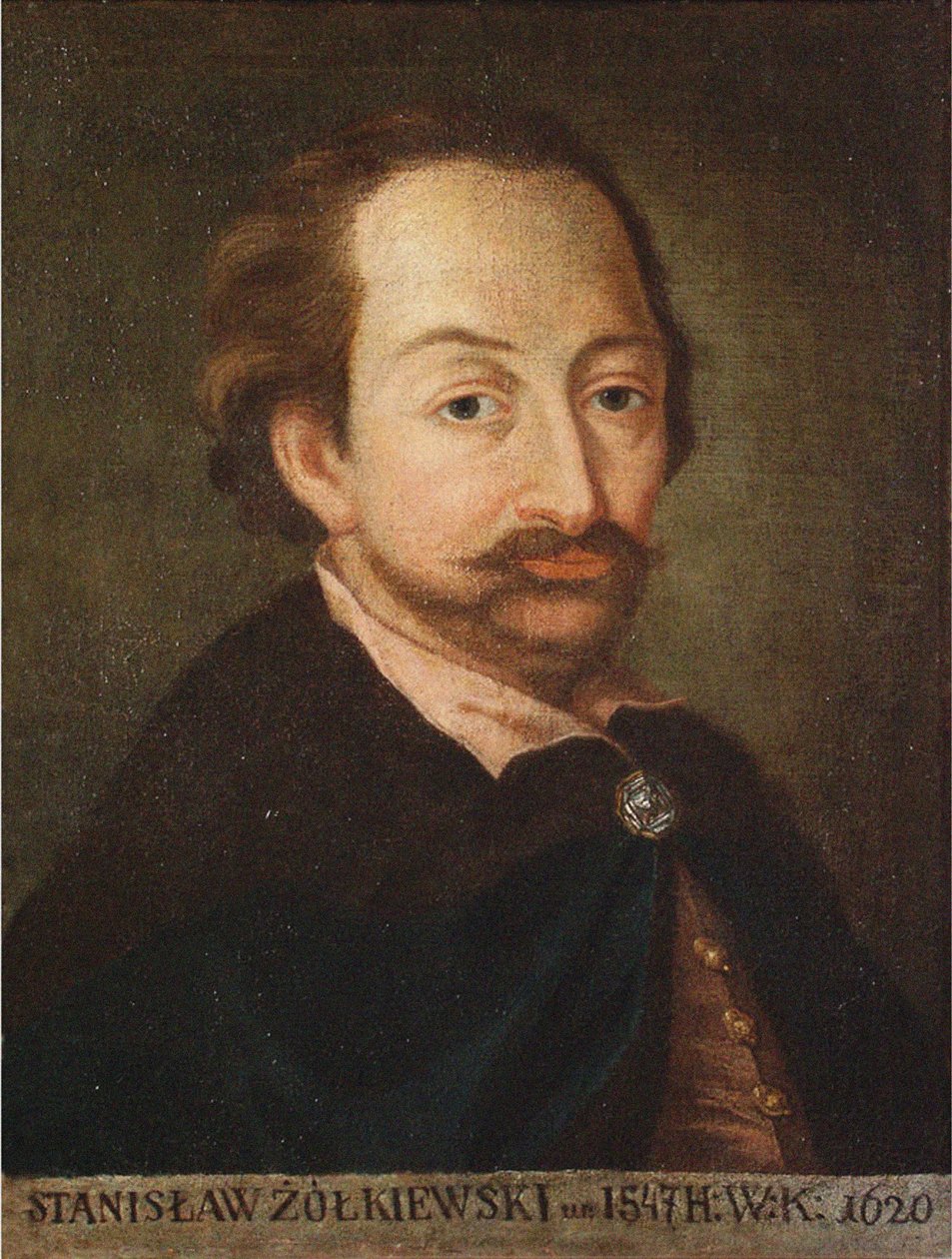 Porträt von Stanislaw Zolkiewski 1547-1620, 1618 von Unbekannt