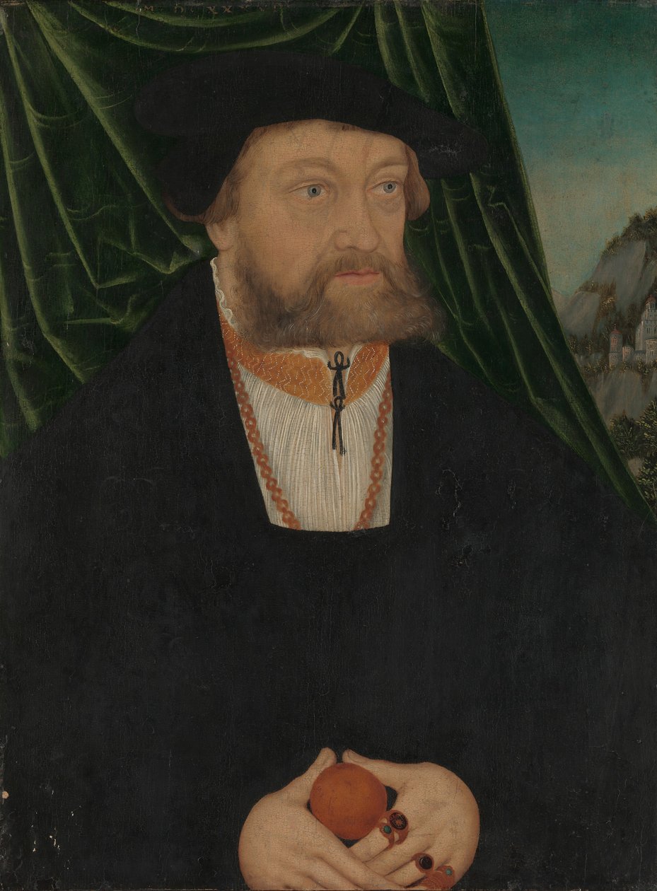 Porträt eines Mannes, 1537 von Unbekannt