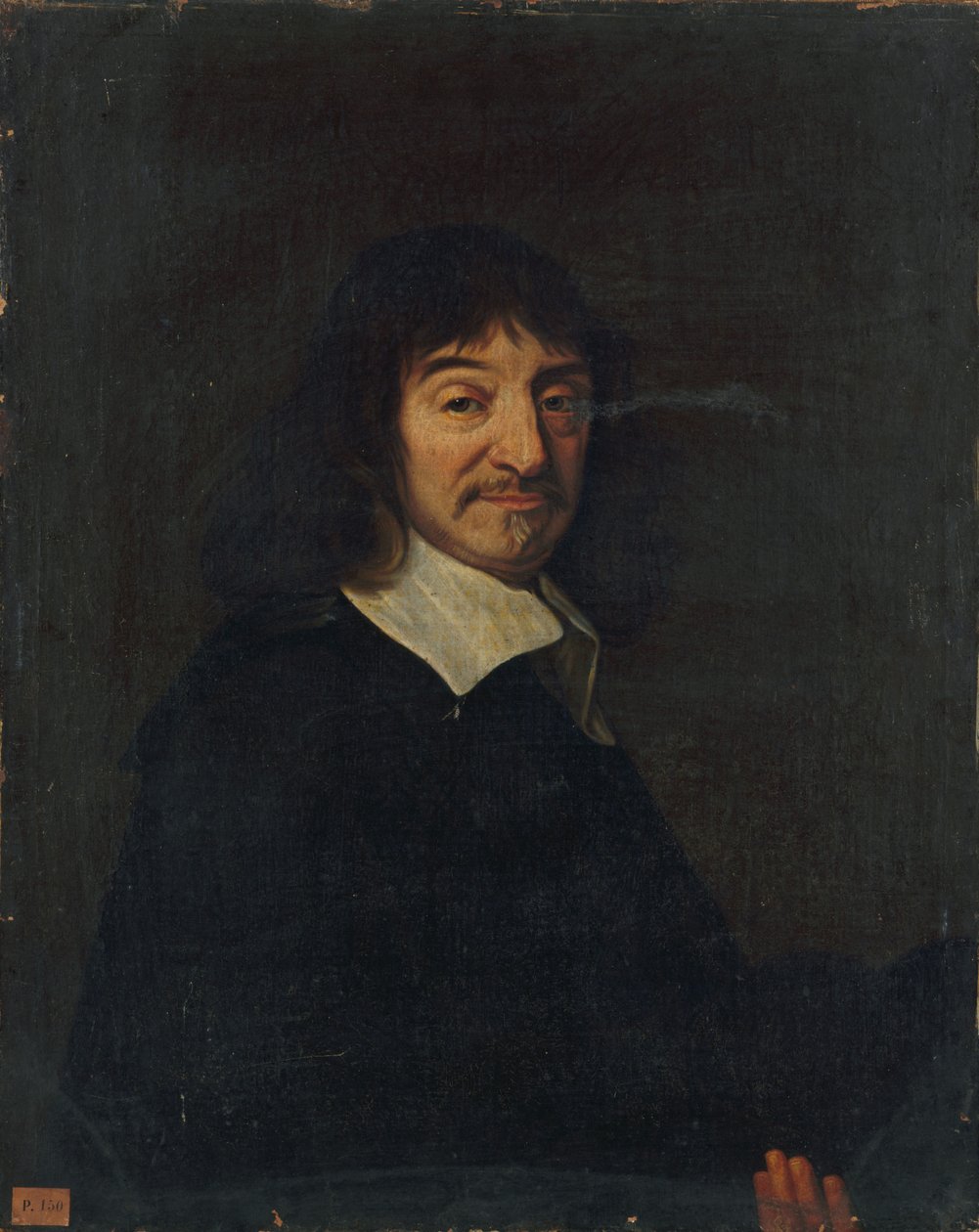 Porträt des Philosophen René Descartes 1596-1650 von Unbekannt